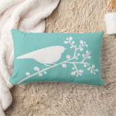 Aqua Mod Single Bird en Berries {kies uw kleur} Kussen (Deken)