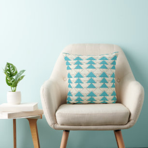 Aqua Modern Arrow-gebergte Pillow Kussen