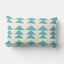 Aqua Modern Arrow Pattern Design Pillow Buitenkussen