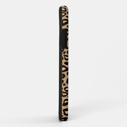 Aqua Monogram Leopard iPhone 5 Case Mate (Achterkant/rechts)