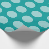 Aqua Moroccan Moods Stippen Cadeaupapier (Hoek)