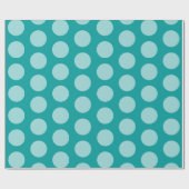 Aqua Moroccan Moods Stippen Cadeaupapier (Vlak)