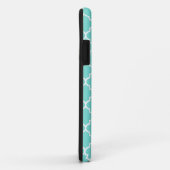 Aqua Moroccan Tiles Lattice Specialized Case-Mate iPhone Case (Achterkant/rechts)