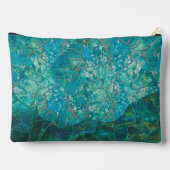 Aqua Mosaic LG Zippered_Bag Schildpadden Indigenos Etui (Achterkant)