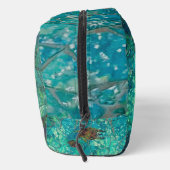 Aqua Mosaic LG Zippered_Bag Schildpadden Indigenos Toilettasje (Rechts)