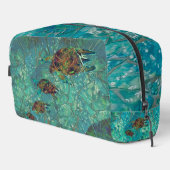 Aqua Mosaic LG Zippered_Bag Schildpadden Indigenos Toilettasje (Rechterhoek)