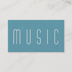 Aqua MUSIC-TEACHER Eenvoudige stijl V53 Visitekaartje