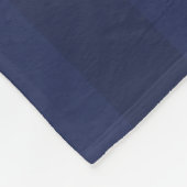 Aqua Navy Blue Nautical Stripes Anchor Design Fleece Deken (Hoek)