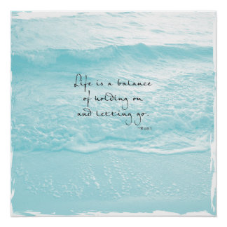 AQUA OCEAAN FOTO MET RUMI QUOTE POSTER