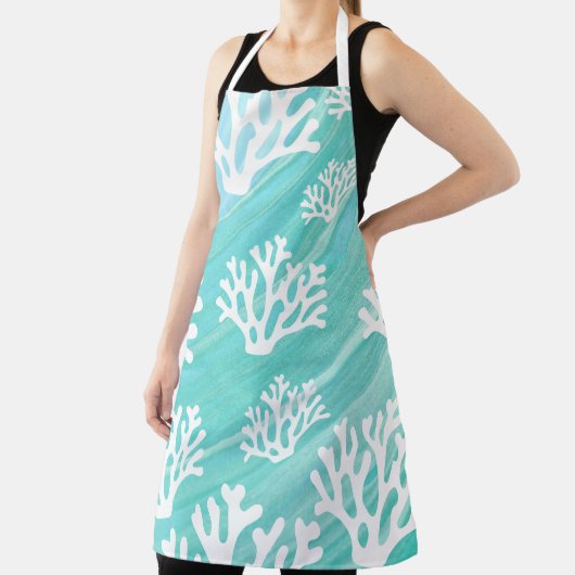 Aqua Ocean Coral Sealife Schort (Insitu)