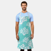 Aqua Ocean Coral Sealife Schort (Gedragen)