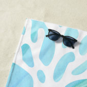 Aqua Ocean Coral Sealife Strandlaken (In situ)