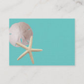 Aqua Ocean en Kant Kleine Insert Kaart (Achterkant)