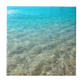 Aqua Ocean Texture Tegeltje (Voorkant)