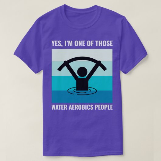 Aqua-oefening 22 t-shirt (Design voorkant)
