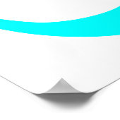 Aqua Om Symbool Poster (Hoek)