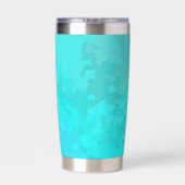 Aqua Ombre Geïsoleerde Drinkbeker (Achterkant)