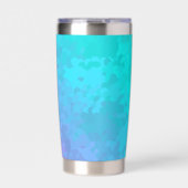 Aqua Ombre Geïsoleerde Drinkbeker (Voorkant)