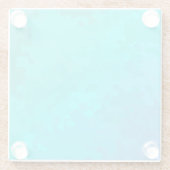 Aqua Ombre Glazen Onderzetter (Achterkant)