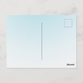 Aqua Ombre Happy Tropical Pineapple Briefkaart (Achterkant)