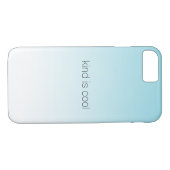 Aqua Ombre Kind is geweldig Case-Mate iPhone Case (Achterkant (Horizontaal))