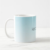 Aqua Ombre Kind is geweldig Koffiemok (Links)