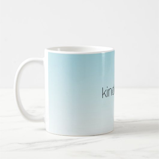 Aqua Ombre Kind is geweldig Koffiemok (Links)