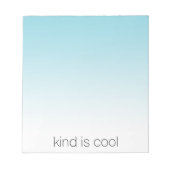 Aqua Ombre Kind is geweldig Notitieblok (Voorkant)