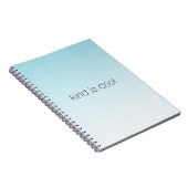 Aqua Ombre Kind is geweldig Notitieboek (Rechterzijde)