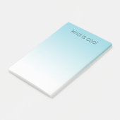 Aqua Ombre Kind is geweldig Post-it® Notes (Schuin)