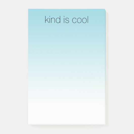 Aqua Ombre Kind is geweldig Post-it® Notes (Voorkant)
