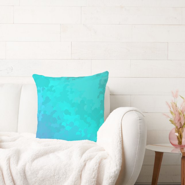 Aqua Ombre Kussen (Bank)