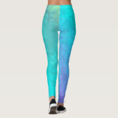Aqua Ombre Leggings (Achterkant)