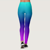 Aqua Ombre Leggings (Achterkant)