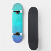 Aqua Ombre Persoonlijk Skateboard (Voorkant)