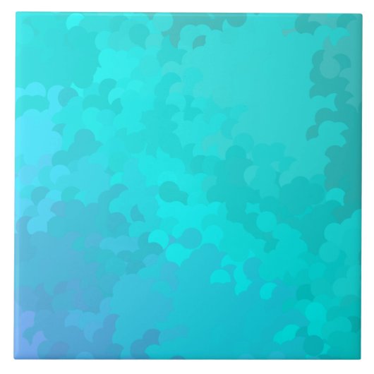 Aqua Ombre Tegeltje (Voorkant)