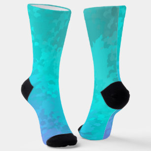 Aqua Ombre Telefoon Ringhouder Sokken
