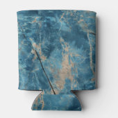 Aqua Onyx Marmer: Ontwerp met hoge resolutie. Blikjeskoeler (Achterkant)