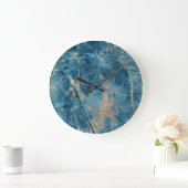 Aqua Onyx Marmer: Ontwerp met hoge resolutie. Grote Klok (Huis)