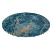 Aqua Onyx Marmer: Ontwerp met hoge resolutie. Snijplank (Hoek)