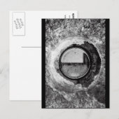 "Aqua Orb Gray" JTG Art Briefkaart (Voorkant / Achterkant)