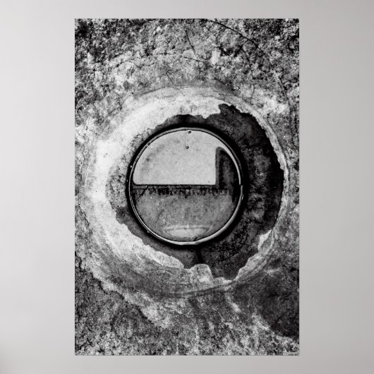 "Aqua Orb Gray" JTG Art Posters (Voorkant)