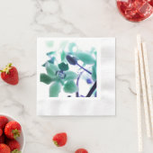 Aqua Orchidee Prints Papieren Servet (Insitu)
