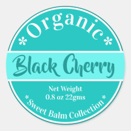 Aqua Organic Lippenbalsem Labelcollectie Ronde Sticker
