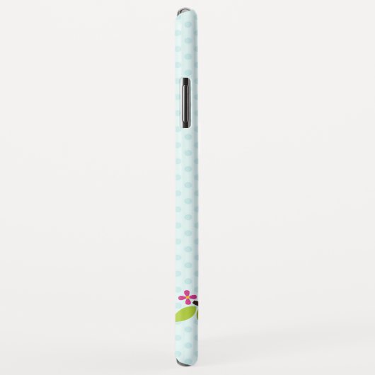 Aqua Owl Case-Mate iPhone Case (Achterkant/rechts)
