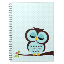 Aqua Owl Notitieboek