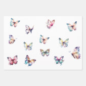 Aqua Paarse Joy komt uit de Soul Butterfly Inpakpapier Vel (Voorkant 3)