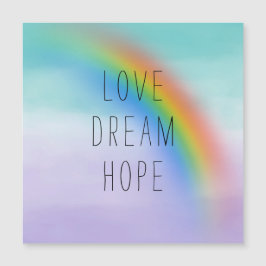 Aqua Paarse Rainbow Inspirerend Love Dream Hope