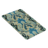 Aqua Paisley Fine  Floral Pattern Magneet (Rechterzijde)