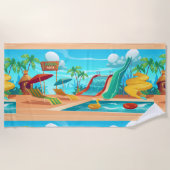 Aqua Park Beach Towel Strandlaken (Voorkant)